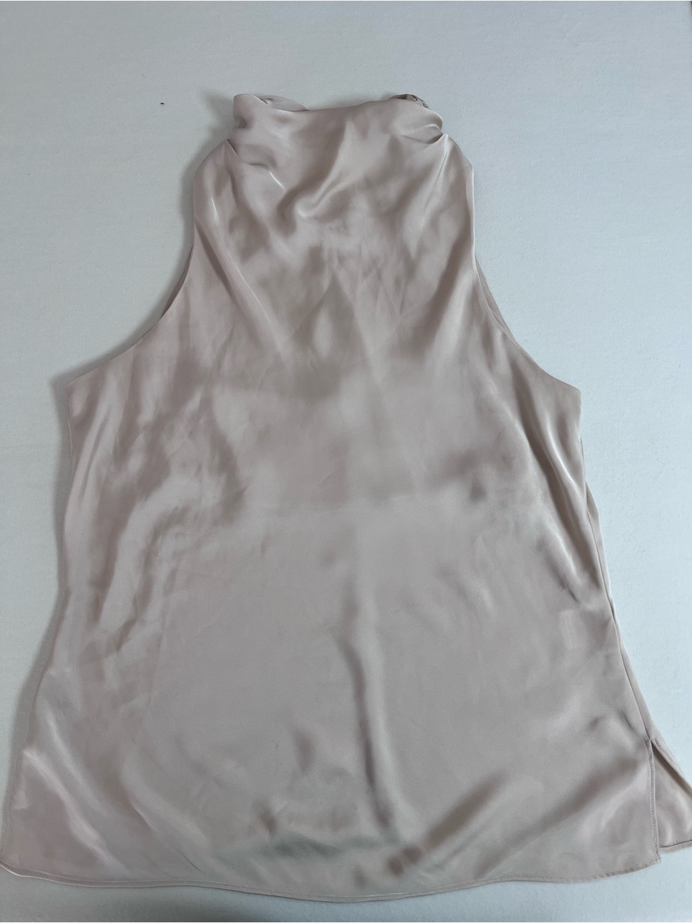 House Of Harlow 1969 High-Neck Sleeveless Tank Top – Nude